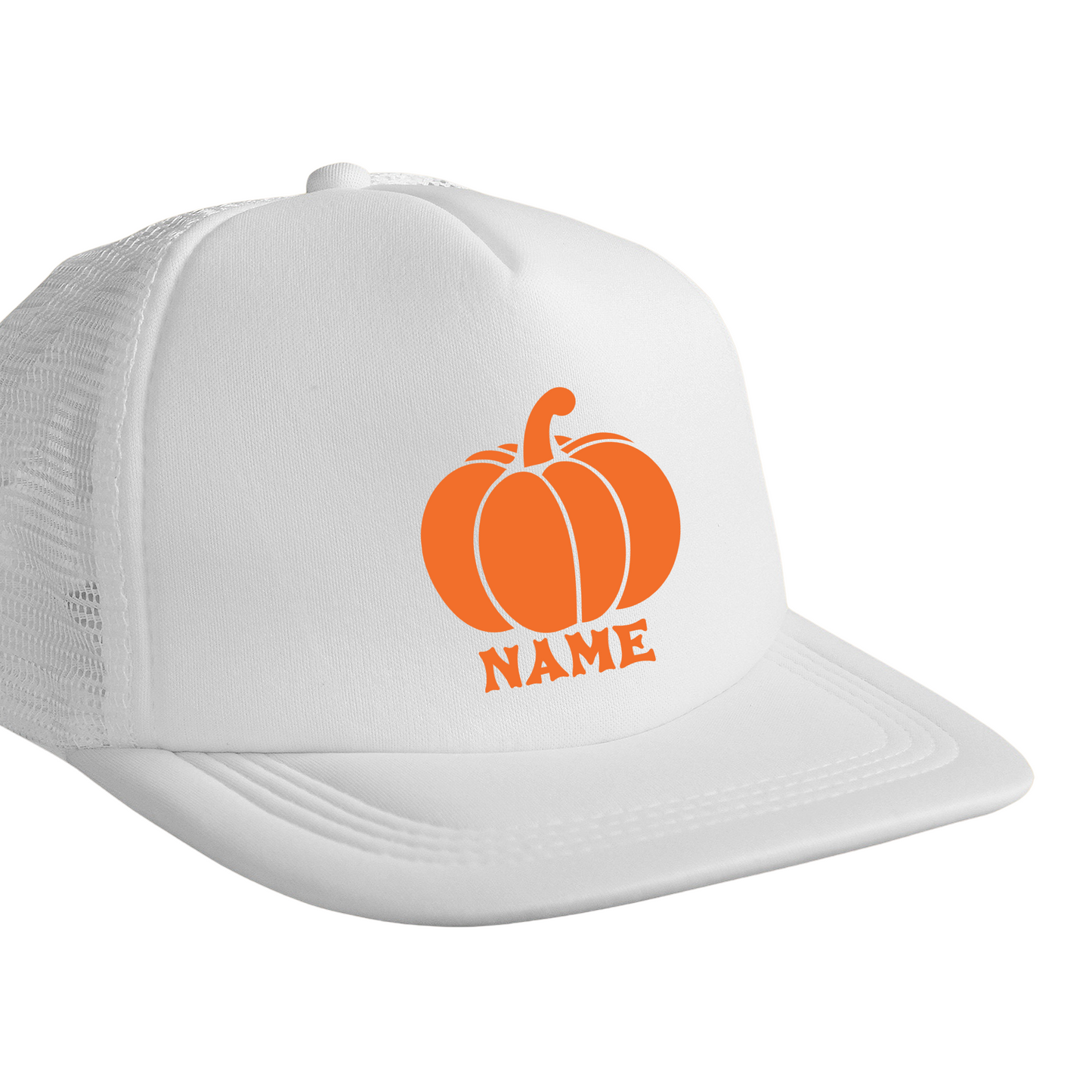 Pumpkin and Name Iron-On Heat Transfer