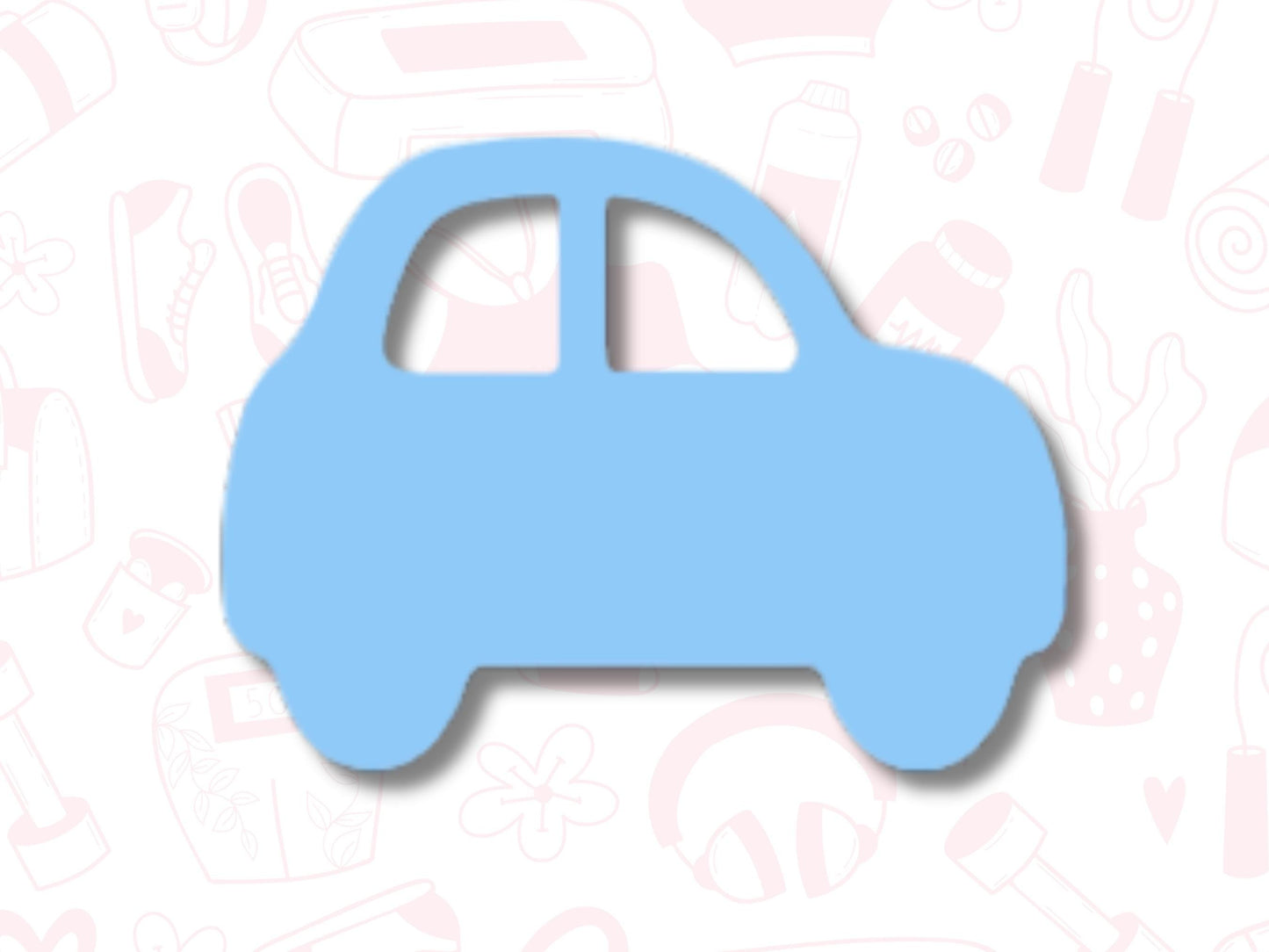 Car Icon Vinyl Stickers for Planners, Journals – Waterproof, 40 Pack