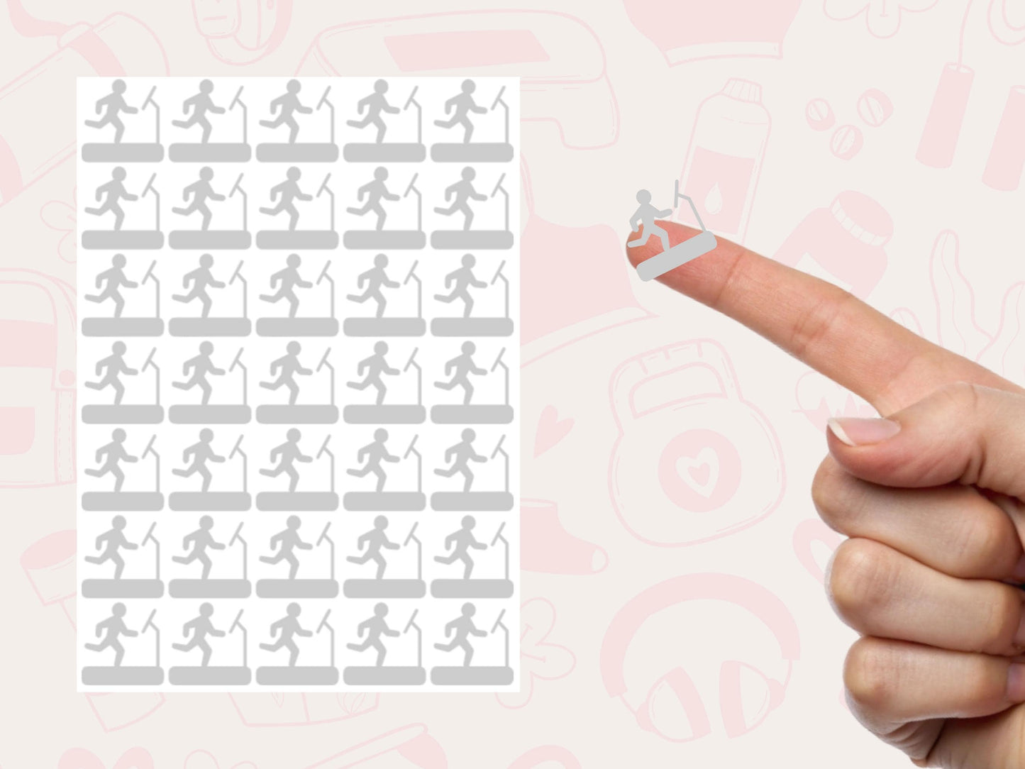 Stay organised and motivated with this fitness planner sticker bundle