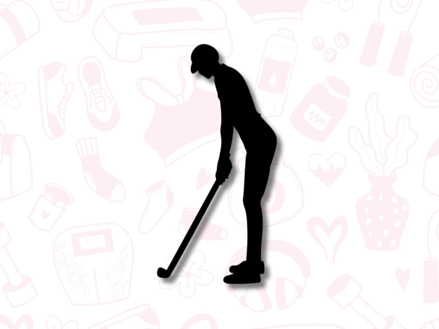 Golf Sticker Sheet Planner Stickers Golfing Icons Tee Off Journal Decals 56 Pack