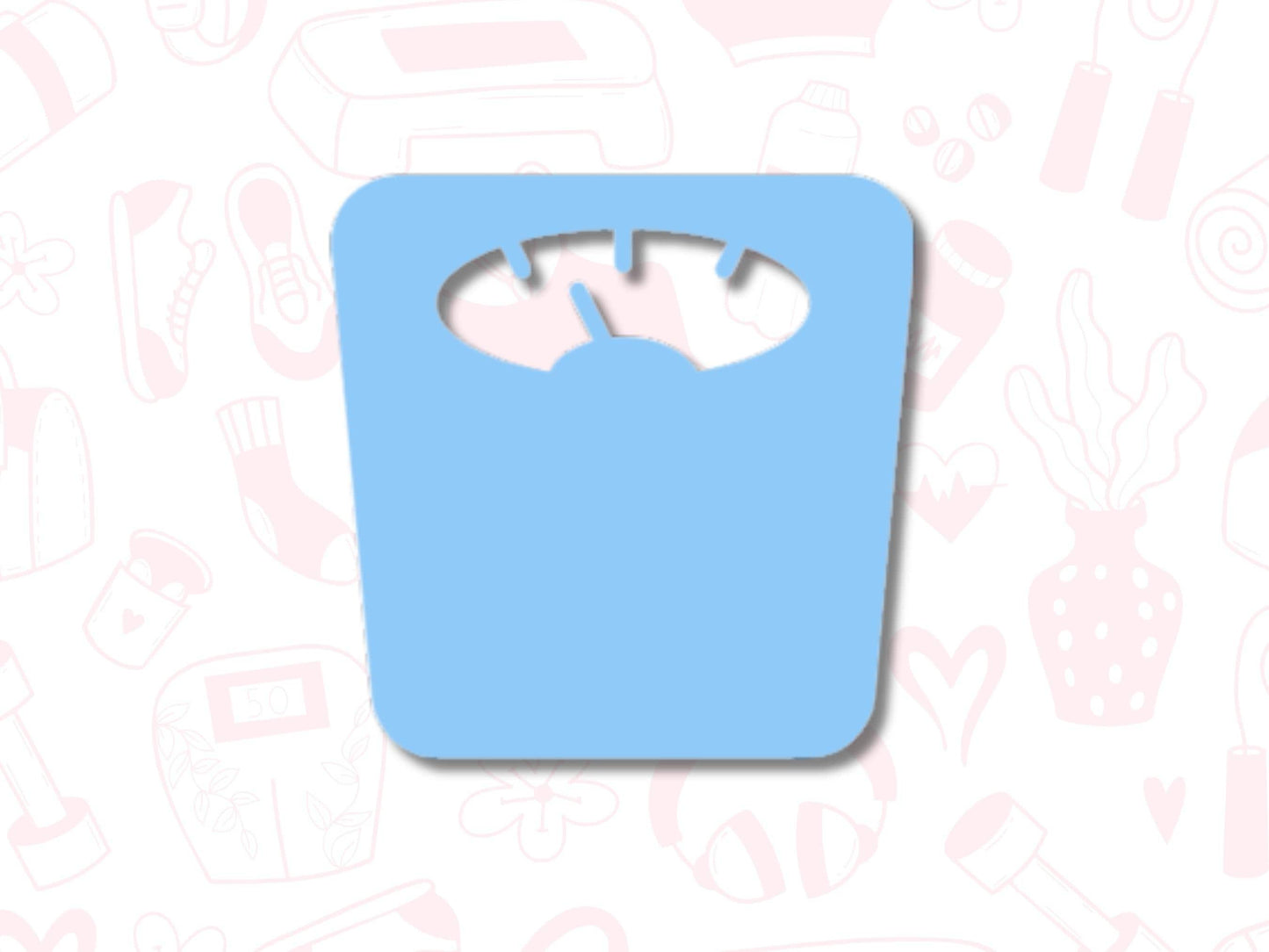 Bathroom Scales Sticker Sheet Weight Tracker Planner Stickers Fitness Journal Icons 48 Pack