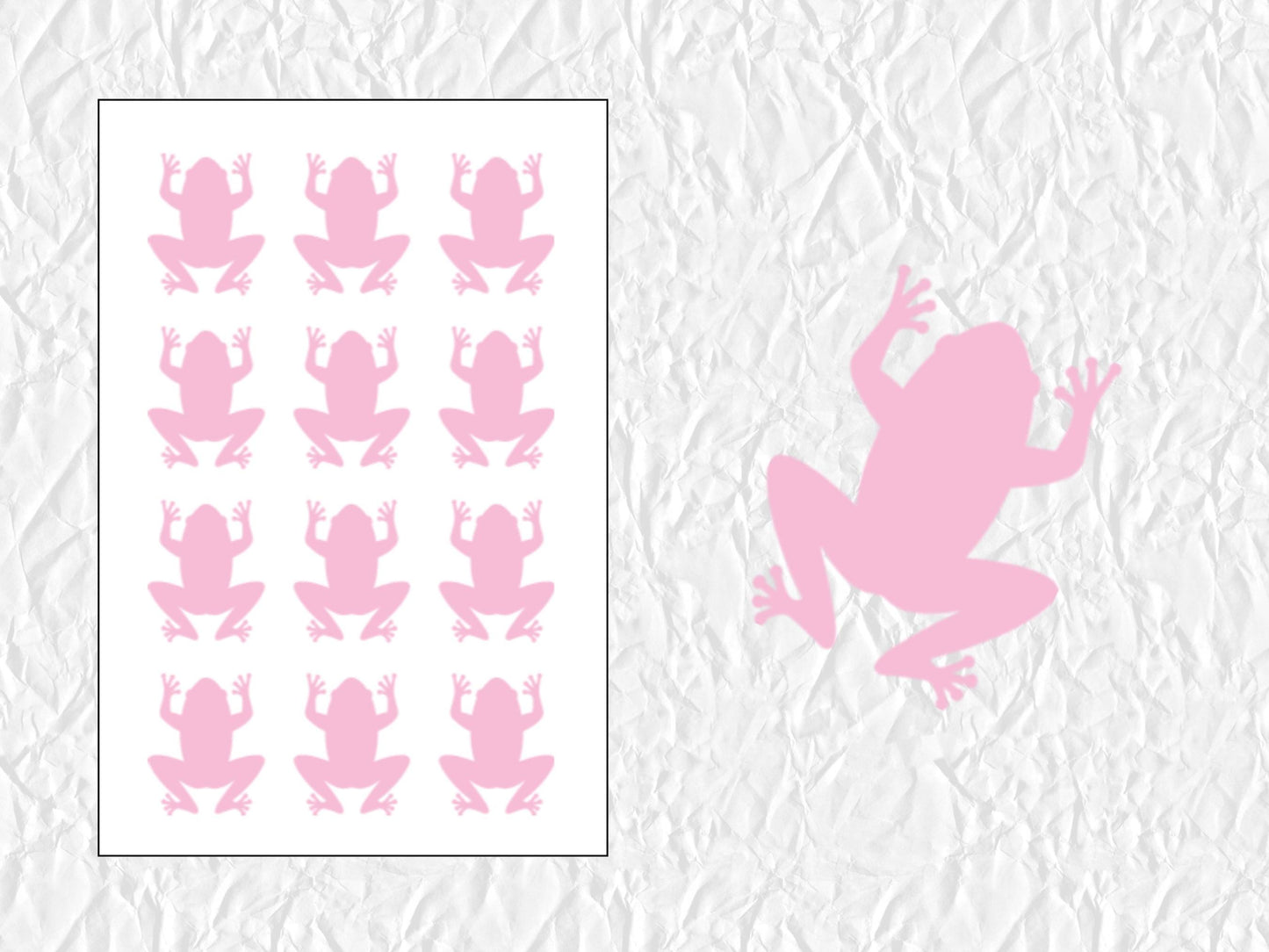 Frog Sticker Sheet Vinyl Stickers Journal Planner Stickers 21 Pack
