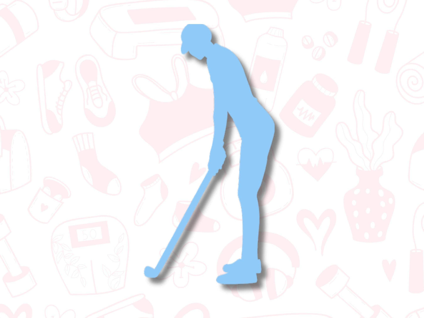 Golf Sticker Sheet Planner Stickers Golfing Icons Tee Off Journal Decals 56 Pack