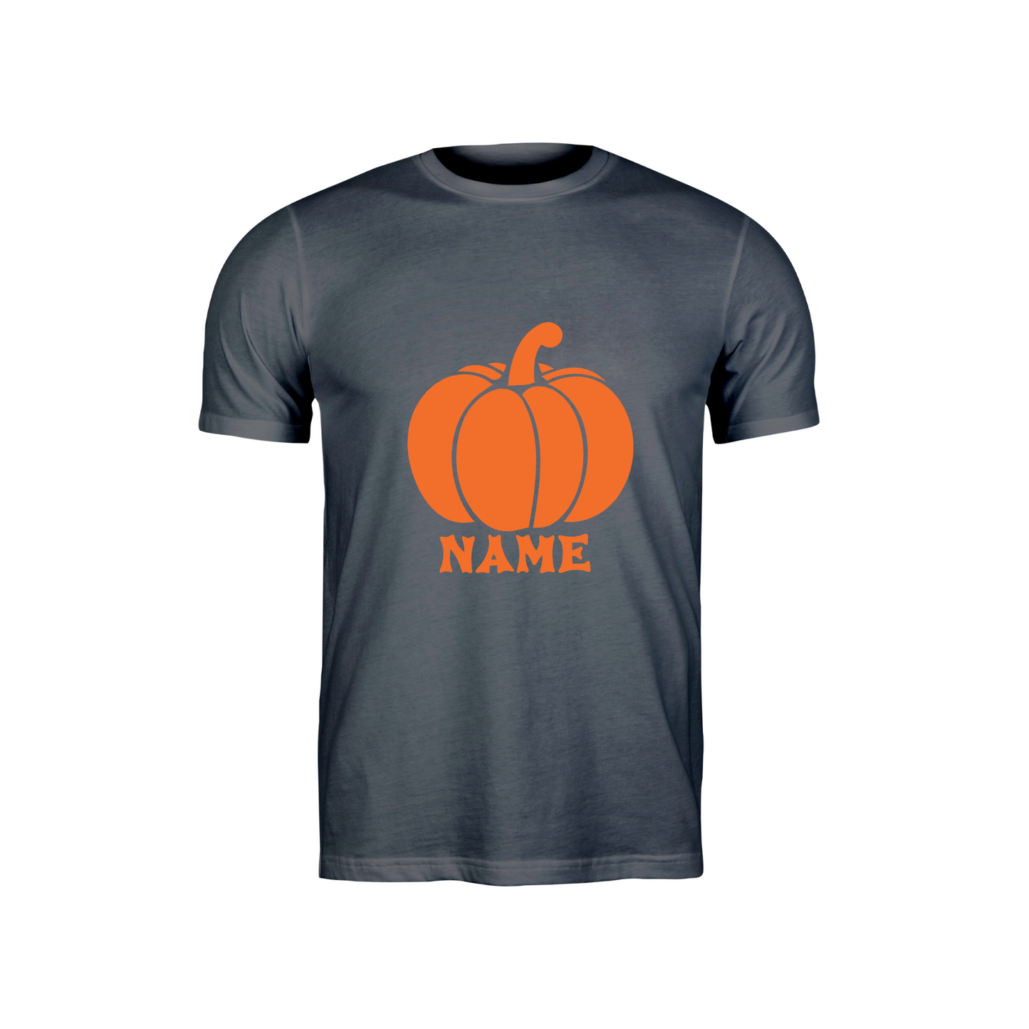 Pumpkin and Name Iron-On Heat Transfer