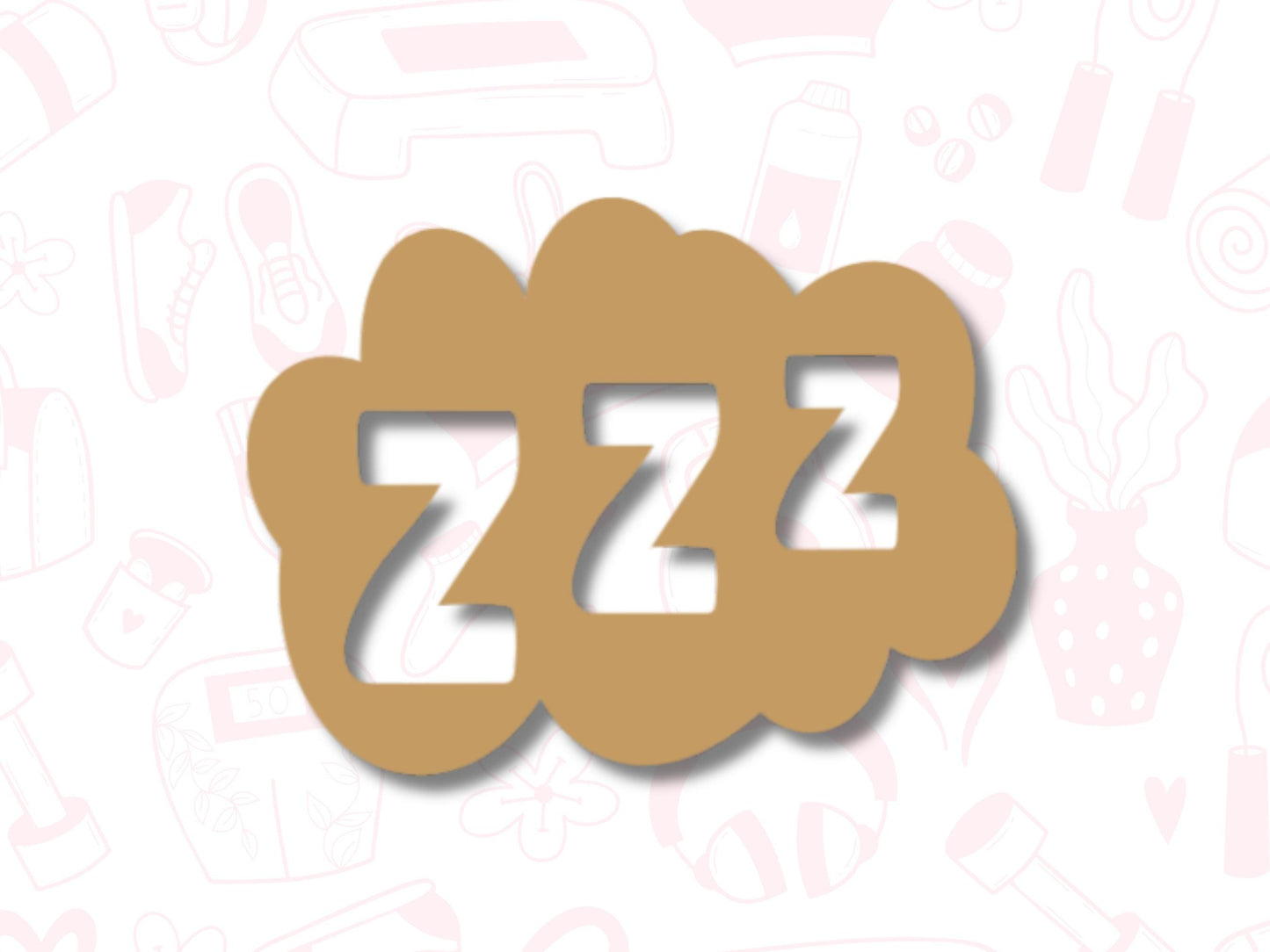 ZZZ Sticker Sheet Self Care Planner Stickers Wellness Icons 50 Pack 7 Colours