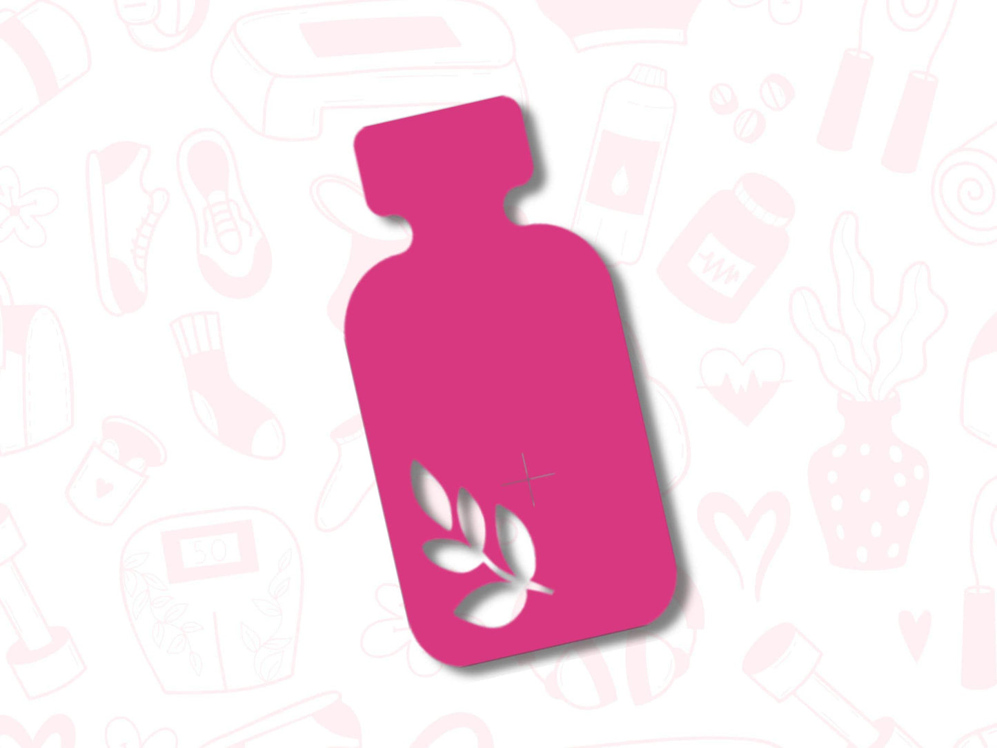 Lotion Bottle Sticker Sheet Self Care Planner Stickers Skincare Icons 54 Pack