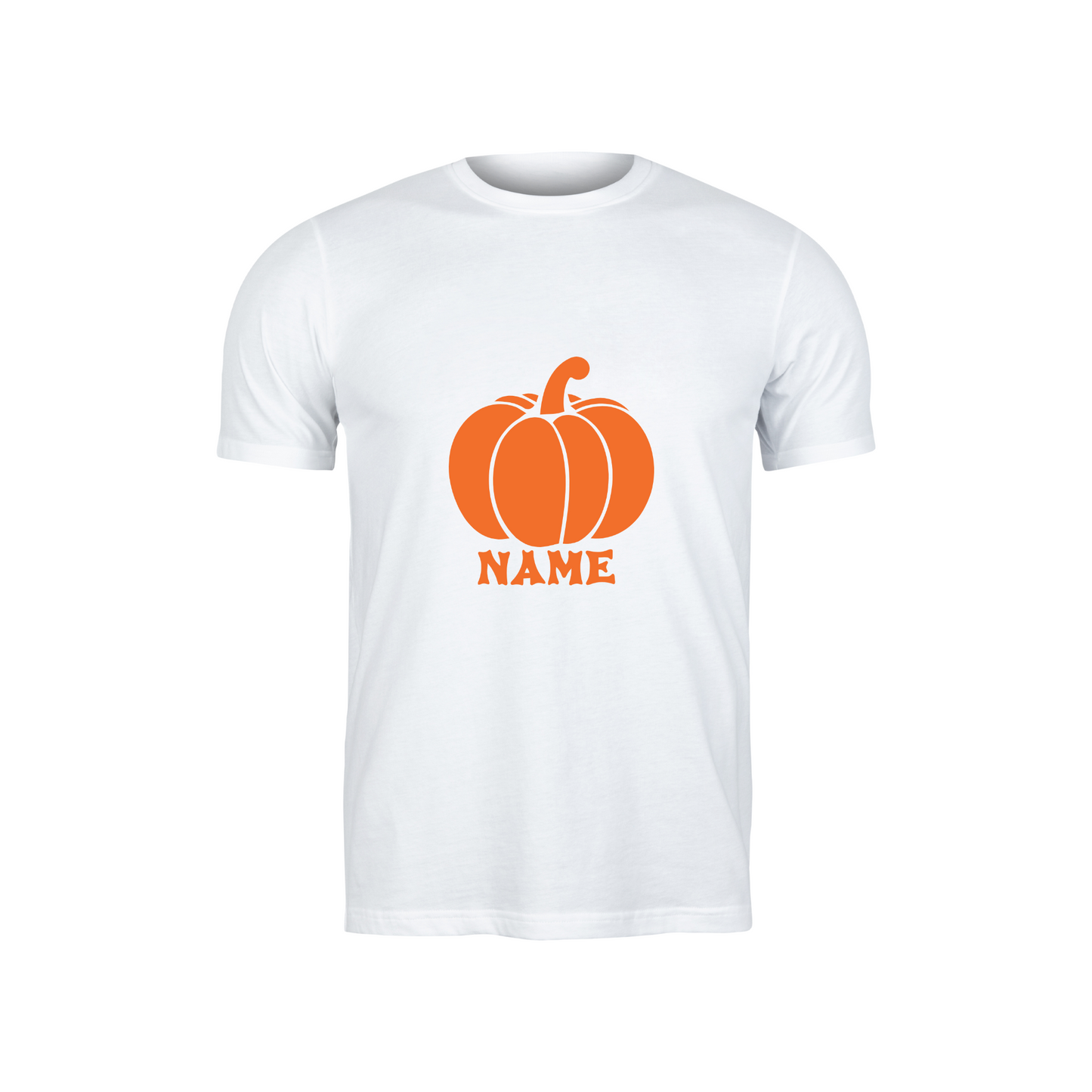 Pumpkin and Name Iron-On Heat Transfer