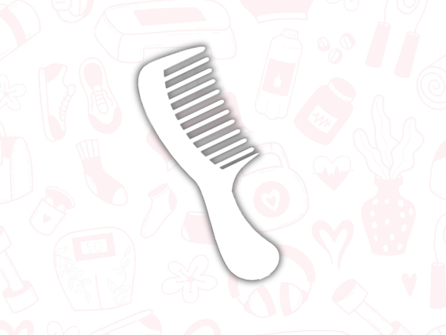 Comb Sticker Sheet Self Care Planner Stickers Icons 60 Stickers