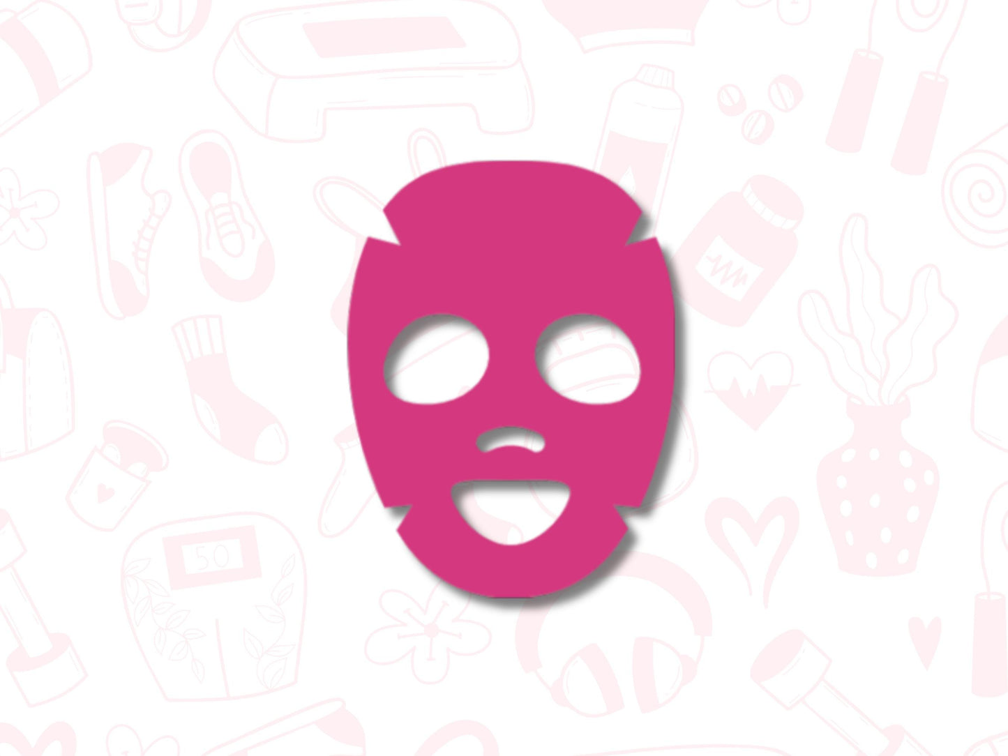 Face Mask Sticker Sheet Self Care Planner Stickers Icons 42 Stickers