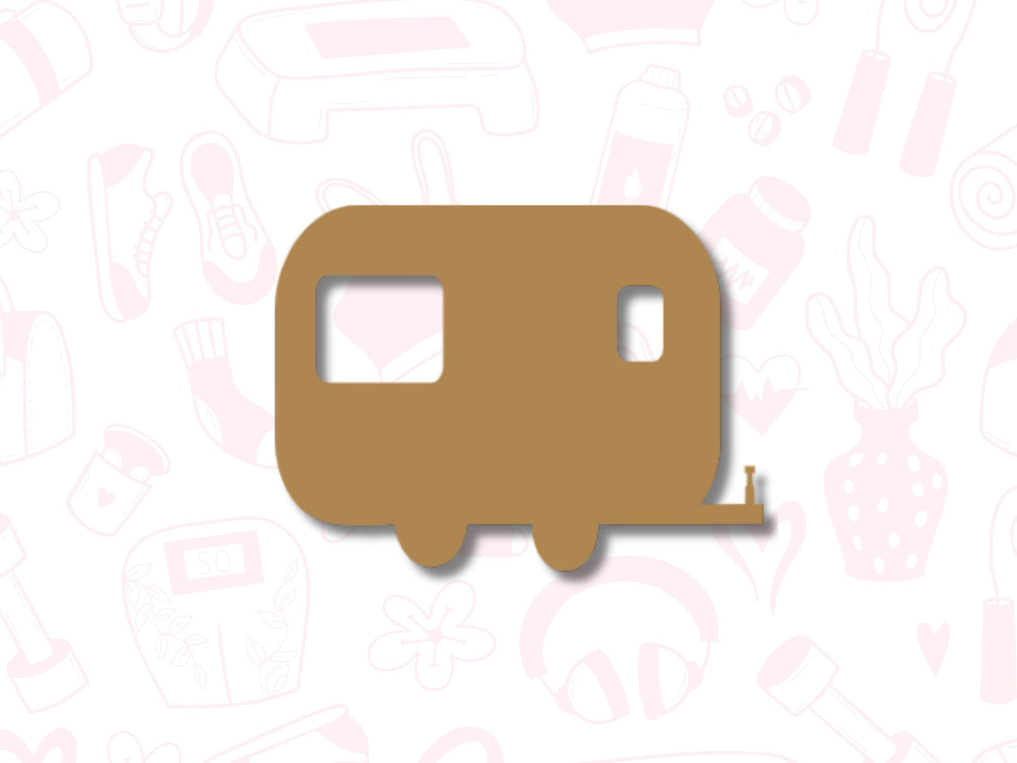 Caravan Icon Vinyl Stickers for Planners, Journals – Waterproof, 42 Pack