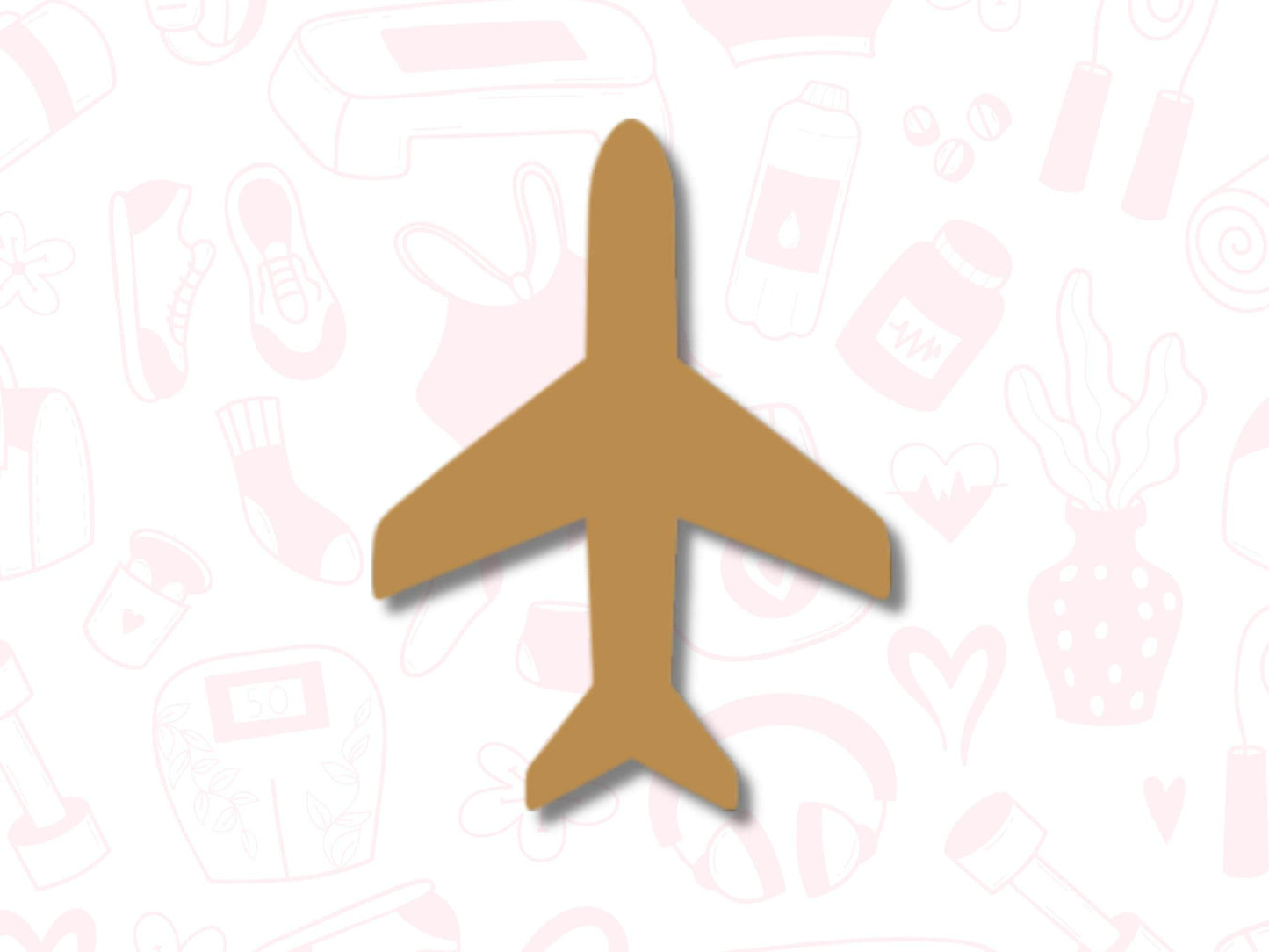 Plane Icon Vinyl Stickers for Planners, Journals – Waterproof, 42 Pack