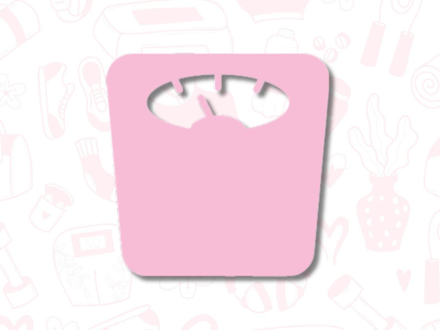 Bathroom Scales Sticker Sheet Weight Tracker Planner Stickers Fitness Journal Icons 48 Pack