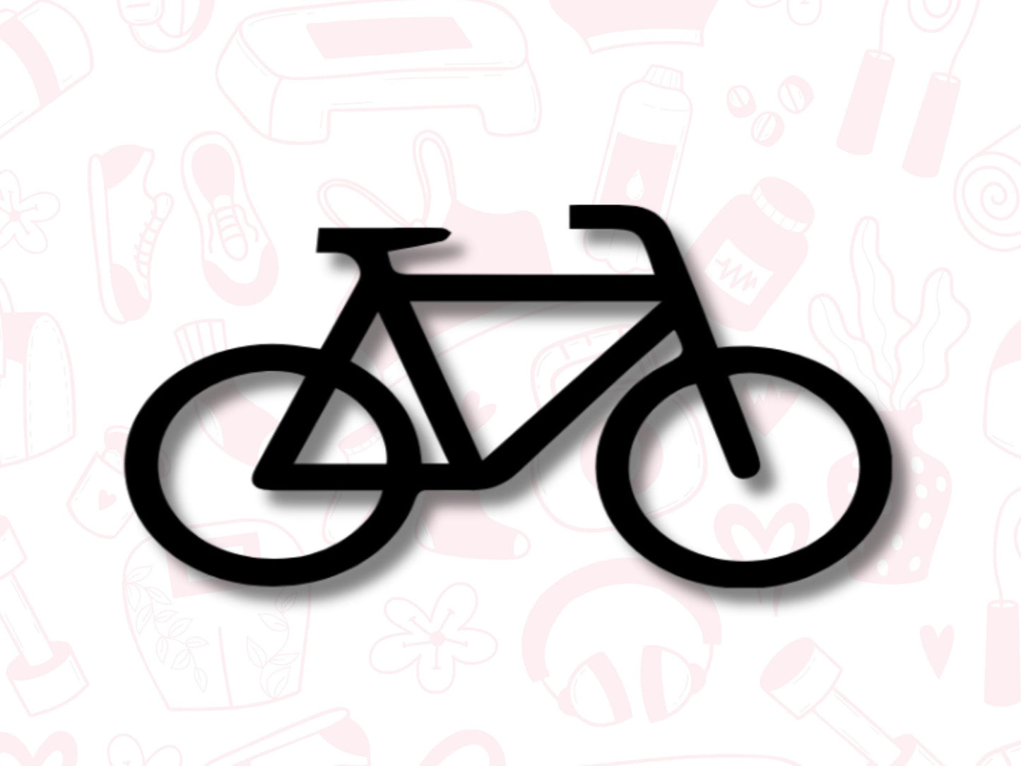 Bicycle Sticker Sheet Fitness Journal Planner Stickers Gym Tracker Icons 40 Pack