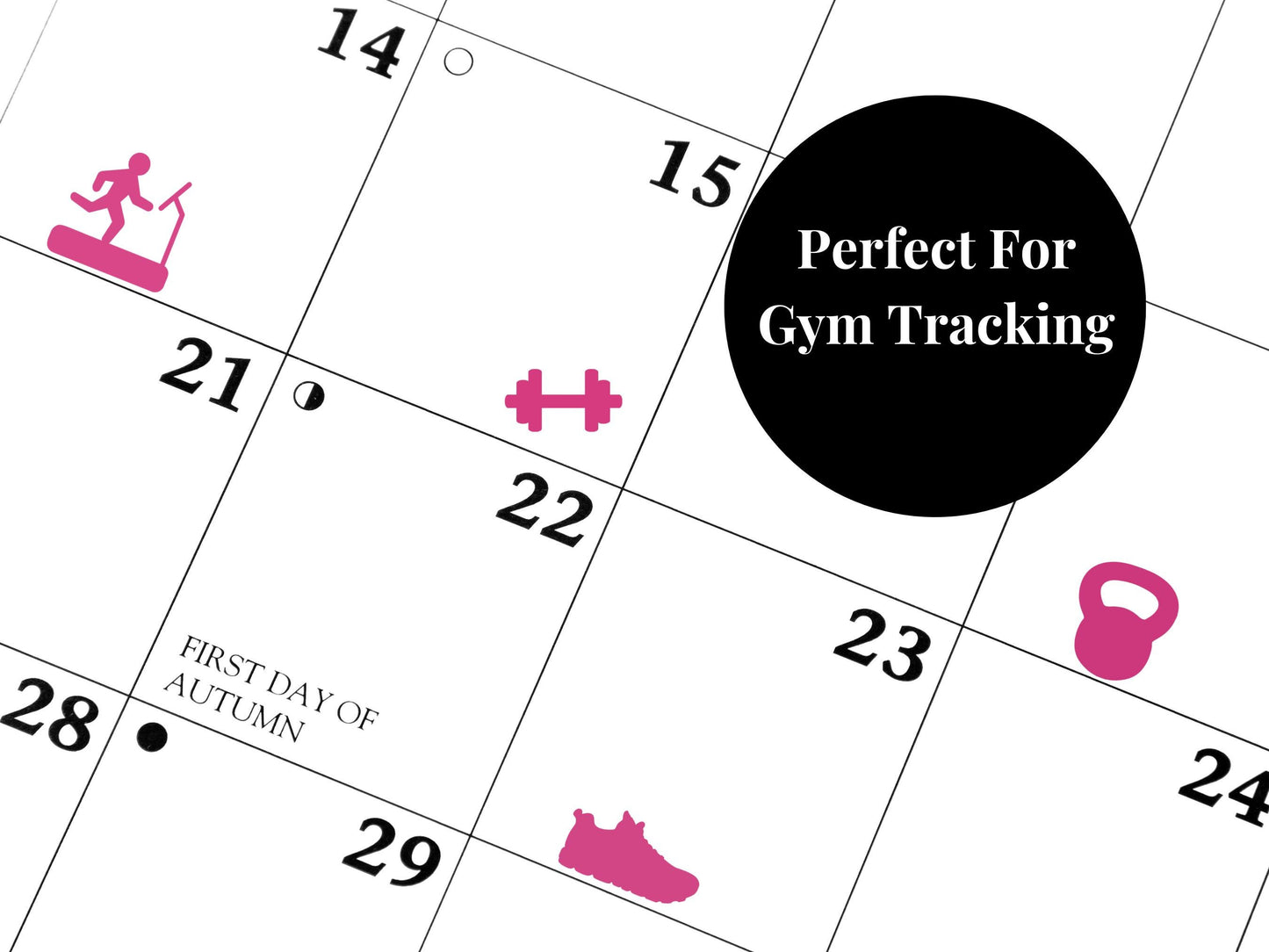 Stay organised and motivated with this fitness planner sticker bundle