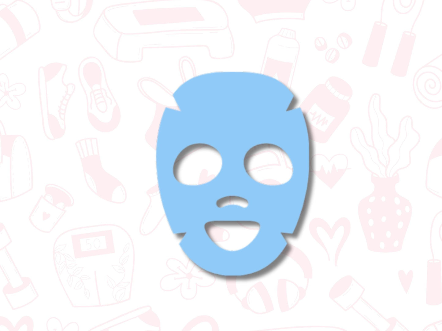 Face Mask Sticker Sheet Self Care Planner Stickers Icons 42 Stickers