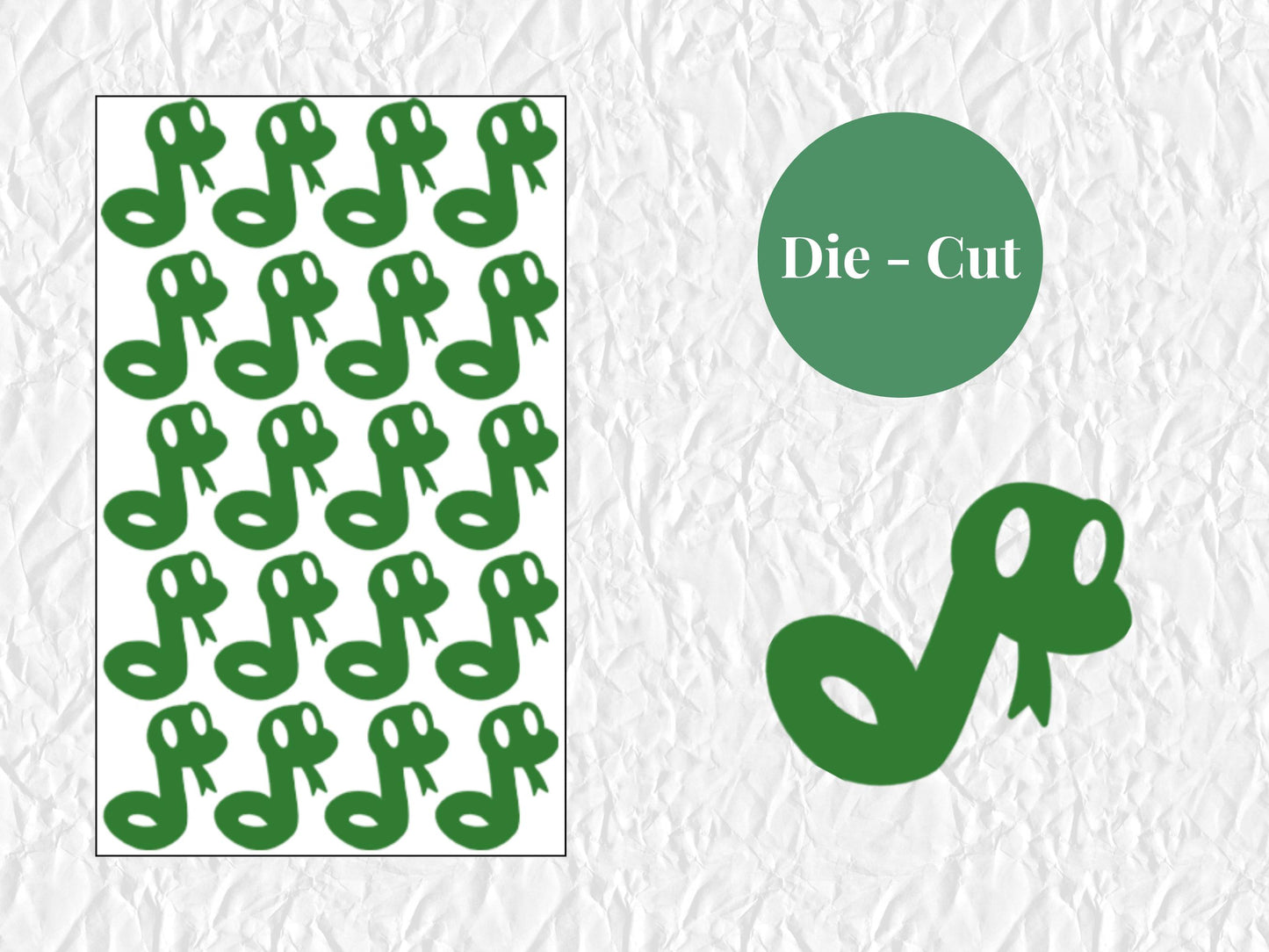 Snake Stickers Reptile Vinyl Decals Pet Snake Stickers 9 Pack